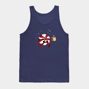 Christmas peppermint Tank Top